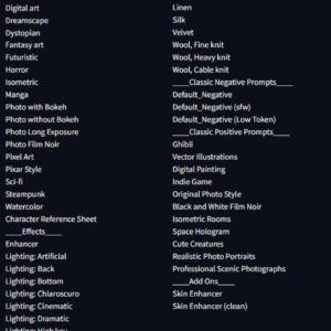 Estilos de Prompts para Stable Diffusion