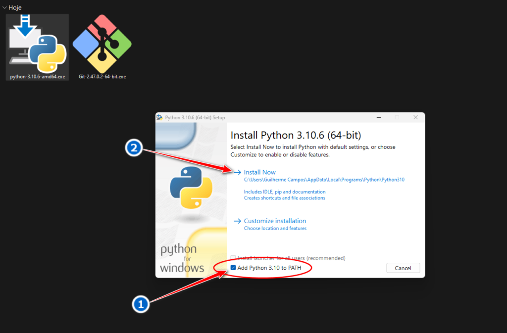 Instalando o Phyton